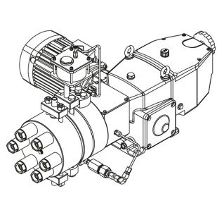 Image гидравлический мембранный насос-дозатор высокого давления с металлической мембраной Orlita® MHHP